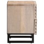 Mesitas de noche 2 uds madera de mango blanqueado 40x34x46 cm de , Mesitas de noche - Ref: Foro24-377433, Precio: 171,99 €, D...