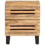 Bedside tables 2 units solid rough mango wood 40x34x46 cm by , Nightstands - Ref: Foro24-377427, Price: 155,03 €, Discount: %