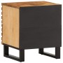 Bedside tables 2 units solid rough mango wood 40x34x46 cm by , Nightstands - Ref: Foro24-377427, Price: 155,03 €, Discount: %