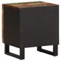 2 solid wood bedside tables made from recycled wood, measuring 40x34x46 cm each. by , Nightstands - Ref: Foro24-377425, Price...