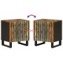 Mesitas de noche 2 uds de madera maciza reciclada 40x34x46 cm de , Mesitas de noche - Ref: Foro24-377425, Precio: 117,84 €, D...