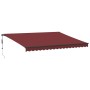 Toldo retráctil automático burdeos 450x350 cm de , Toldos - Ref: Foro24-3215004, Precio: 502,78 €, Descuento: %