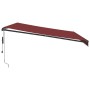 Toldo retráctil automático burdeos 450x350 cm de , Toldos - Ref: Foro24-3215004, Precio: 502,78 €, Descuento: %