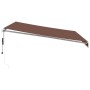 Toldo retráctil automático marrón 400x300 cm de , Toldos - Ref: Foro24-3215632, Precio: 734,37 €, Descuento: %