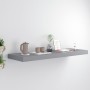 Gray MDF floating wall shelf 80x23.5x3.8 cm by vidaXL, Shelves and shelves - Ref: Foro24-323856, Price: 21,63 €, Discount: %