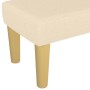 Banco de tela color crema 100x30x30 cm de , Bancos - Ref: Foro24-346657, Precio: 53,22 €, Descuento: %