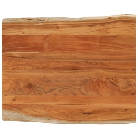 Tablero de mesa rectangular borde natural acacia 110x80x2,5 cm de , Tableros para mesas - Ref: Foro24-370629, Precio: 107,42 ...