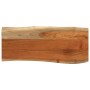 Rectangular acacia wood board with live edge 80x40x3.8 cm by , Table tops - Ref: Foro24-370634, Price: 54,61 €, Discount: %