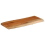 Rectangular acacia wood board with live edge 80x40x3.8 cm by , Table tops - Ref: Foro24-370634, Price: 54,61 €, Discount: %