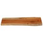 Rectangular acacia wood board with live edge 80x40x3.8 cm by , Table tops - Ref: Foro24-370634, Price: 54,61 €, Discount: %