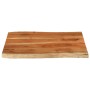 Rectangular tabletop with natural acacia edge 70x60x3.8 cm by , Table tops - Ref: Foro24-370643, Price: 61,04 €, Discount: %