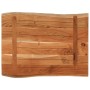 Rectangular tabletop with natural acacia edge 70x60x3.8 cm by , Table tops - Ref: Foro24-370643, Price: 61,04 €, Discount: %