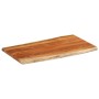 Tablero de mesa rectangular borde natural acacia 120x60x3,8 cm de , Tableros para mesas - Ref: Foro24-370648, Precio: 130,00 ...