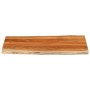 Tablero de mesa rectangular borde natural acacia 120x60x3,8 cm de , Tableros para mesas - Ref: Foro24-370648, Precio: 130,00 ...