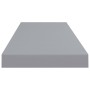 Gray MDF floating wall shelf 80x23.5x3.8 cm by vidaXL, Shelves and shelves - Ref: Foro24-323856, Price: 21,63 €, Discount: %