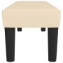 Cream-colored fabric bench 100x30x30 cm by , Banks - Ref: Foro24-346649, Price: 52,25 €, Discount: %