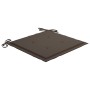 Sillas de jardín 4 uds con cojines gris taupe madera de teca de , Sillas de jardín - Ref: Foro24-3062576, Precio: 272,47 €, D...