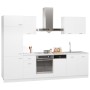 7-piece engineered wood kitchen furniture set in white by , Kitchen cabinets - Ref: Foro24-3067631, Price: 535,33 €, Discount: %