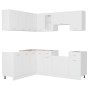 Juego de muebles de cocina 11 piezas aglomerado blanco de , Armarios de cocina - Ref: Foro24-3067665, Precio: 664,16 €, Descu...