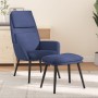 Sillón de relax con reposapiés tela azul de , Sillones - Ref: Foro24-3097772, Precio: 140,13 €, Descuento: %