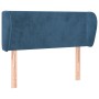 Dark blue velvet headboard 83x23x78/88 cm by , Headboards and footboards - Ref: Foro24-3116898, Price: 48,27 €, Discount: %