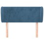 Dark blue velvet headboard 83x23x78/88 cm by , Headboards and footboards - Ref: Foro24-3116898, Price: 48,27 €, Discount: %