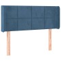 Dark blue velvet headboard with LED lights 83x16x78/88 cm by , Headboards and footboards - Ref: Foro24-3123270, Price: 54,86 ...