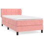 Box spring bed with pink velvet mattress 80x200 cm by , Beds and slatted bases - Ref: Foro24-3127462, Price: 280,21 €, Discou...