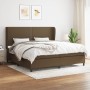 Boxspring-Bett mit dunkelbraunem Stoffmatratze 200x200 cm. von , Betten und Lattenroste - Ref: Foro24-3127912, Preis: 653,99 ...