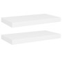 Estantes flotantes de pared 2 uds MDF blanco 50x23x3,8 cm de vidaXL, Estantes y estanterías - Ref: Foro24-323809, Precio: 26,...