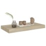 Oak color MDF floating wall shelf 50x23x3.8 cm by vidaXL, Shelves and shelves - Ref: Foro24-323871, Price: 20,99 €, Discount: %