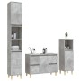 Badezimmermöbel-Set, 2-teilig, aus grauem Beton-Sperrholz. von , Badezimmermöbel - Ref: Foro24-3185601, Preis: 217,32 €, Raba...