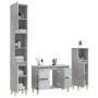 Bathroom furniture set, 2 pieces, gray plywood with concrete finish. by , Bathroom furniture - Ref: Foro24-3185601, Price: 21...