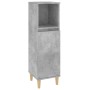 Set muebles de baño 2 piezas madera contrachapada gris hormigón de , Muebles de baño - Ref: Foro24-3185601, Precio: 217,32 €,...