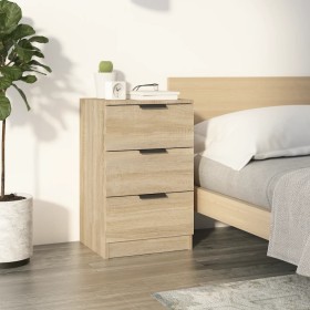 Bedside table in Sonoma oak color, 40x36x65 cm. by , Nightstands - Ref: Foro24-811274, Price: 80,96 €, Discount: %