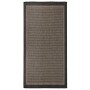 Alfombra de exterior de tejido plano marrón oscuro 100x200 cm de , Alfombras - Ref: Foro24-340843, Precio: 36,14 €, Descuento: %