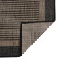 Outdoor flat-woven dark brown rug 100x200 cm by , Rugs - Ref: Foro24-340843, Price: 36,14 €, Discount: %