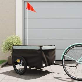 Bicycle trailer, black and gray iron, 45 kg by , Bicycle trailers - Ref: Foro24-94084, Price: 96,99 €, Discount: %