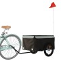 Bicycle trailer, black and gray iron, 45 kg by , Bicycle trailers - Ref: Foro24-94084, Price: 100,27 €, Discount: %