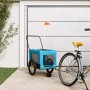 Bicycle pet trailer, iron frame, Oxford fabric, blue and black. by , pet strollers - Ref: Foro24-93939, Price: 118,42 €, Disc...