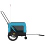 Bicycle pet trailer, iron frame, Oxford fabric, blue and black. by , pet strollers - Ref: Foro24-93939, Price: 118,42 €, Disc...