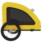 Fahrradanhänger für Haustiere aus Eisen und gelbem Oxford-Stoff. von , Kinderwagen für Haustiere - Ref: Foro24-93966, Preis: ...