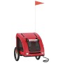 Bicycle pet trailer, iron frame, red Oxford fabric by , pet strollers - Ref: Foro24-93964, Price: 86,16 €, Discount: %