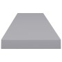 Floating wall shelves 2 pcs MDF gray 120x23.5x3.8 cm by vidaXL, Shelves and shelves - Ref: Foro24-323863, Price: 57,14 €, Dis...