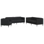 3-piece black fabric sofa set by , Sofas - Ref: Foro24-3209231, Price: 718,99 €, Discount: %