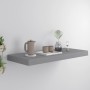 Floating wall shelf in gray MDF 60x23.5x3.8 cm by vidaXL, Shelves and shelves - Ref: Foro24-323853, Price: 18,22 €, Discount: %