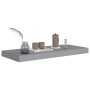 Floating wall shelf in gray MDF 60x23.5x3.8 cm by vidaXL, Shelves and shelves - Ref: Foro24-323853, Price: 18,22 €, Discount: %