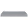 Floating wall shelf in gray MDF 60x23.5x3.8 cm by vidaXL, Shelves and shelves - Ref: Foro24-323853, Price: 18,22 €, Discount: %