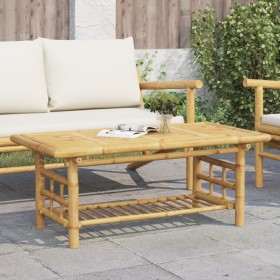 Bamboo coffee table 110x55x45 cm by , Coffee table - Ref: Foro24-368046, Price: 88,49 €, Discount: %