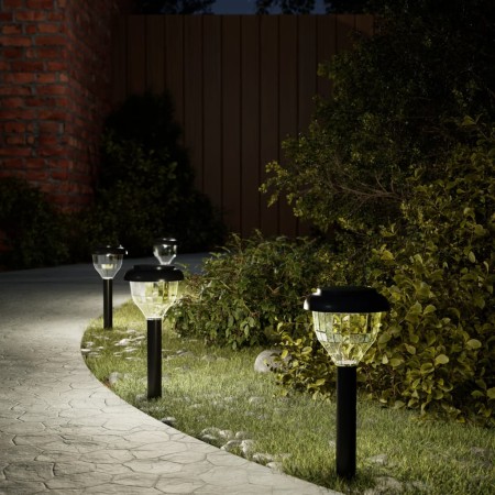 Solar pathway lamp spikes ground 12 pcs warm white and RGB by , Outdoor lighting - Ref: Foro24-4008189, Price: 22,99 €, Disco...